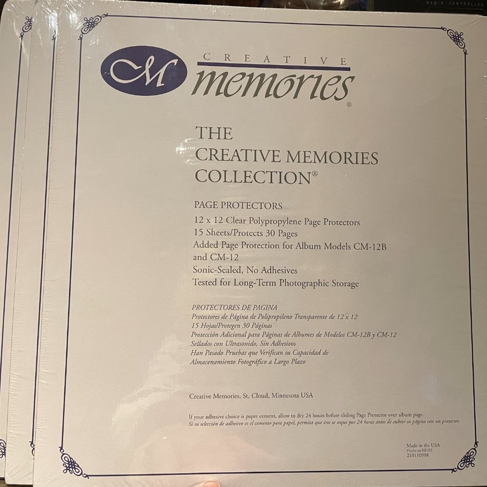 Creative Memories Page Protectors (3 packages)